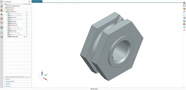 3D model of 06. Hexagonal Drive Pulley & Hub
