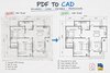 Convert PDF, Hand Sketch to 2D & 3D Modeling in Autocad & SketchUp design by Monib