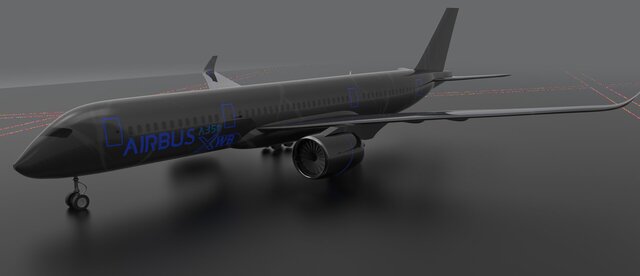 3D model of A350