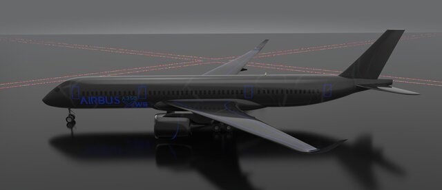 3D model of A350