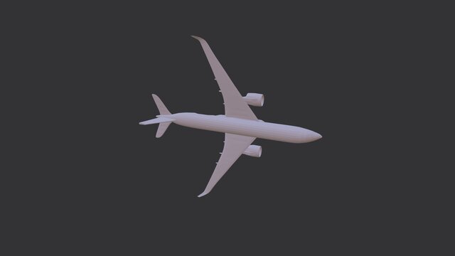 3D model of A350