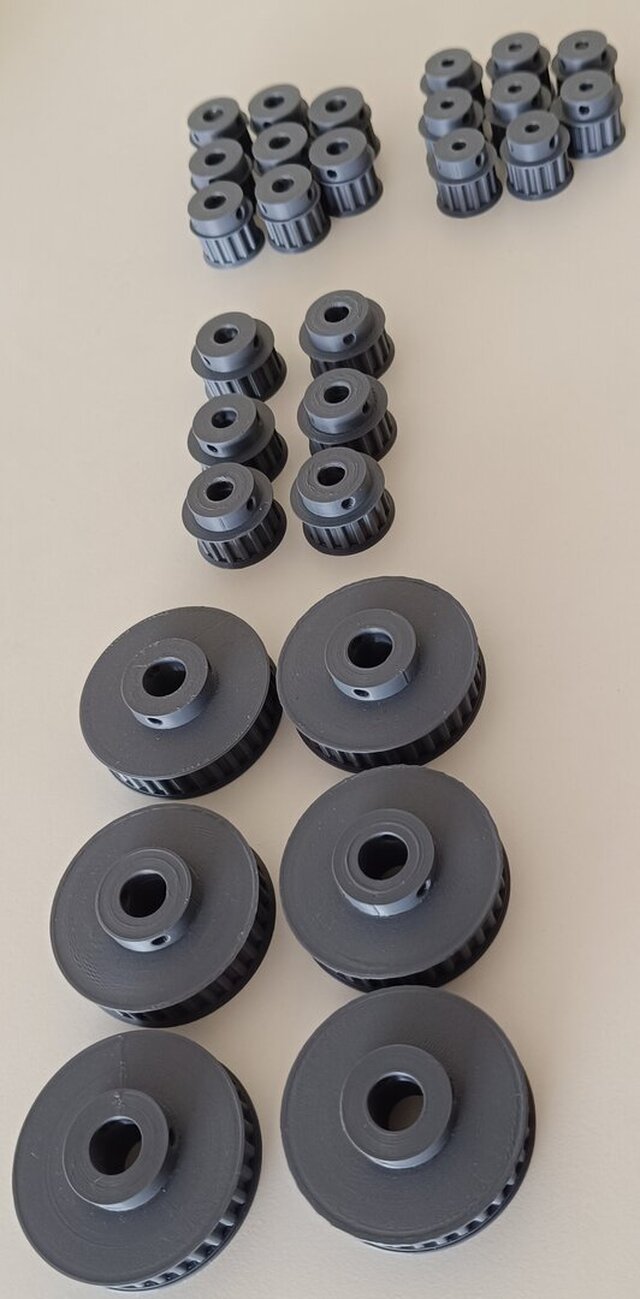 3D model of 3D Printed Timing Belt Pulley