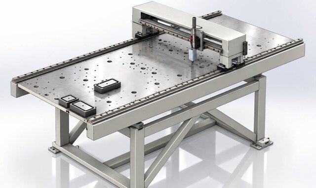 Industrial Measuring Table | Mechanical Design & Inspection System – image 2 of 10