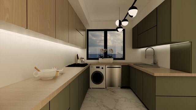 3D model of Kitchen Design – Phoenix, Arizona, USA
