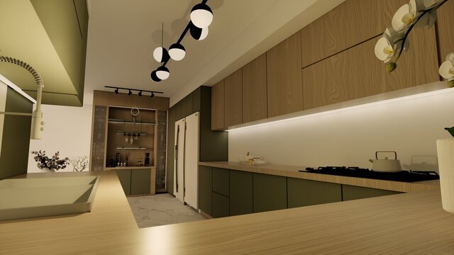 3D model of Kitchen Design – Phoenix, Arizona, USA