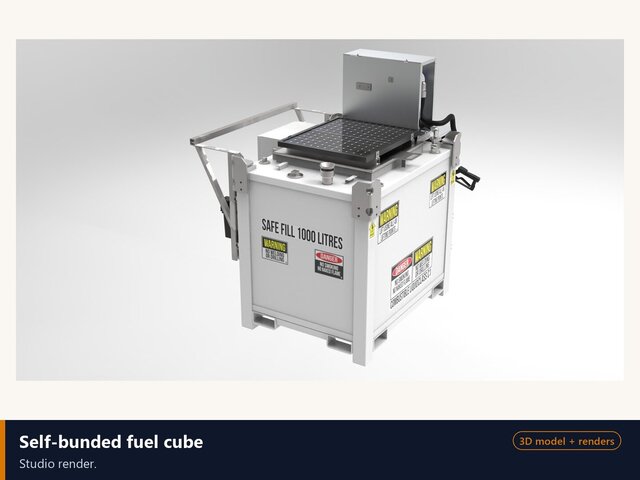 Fuel Cube: Product CAD and Renders – image 2 of 3