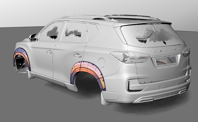3D model of SsangYong Rexton