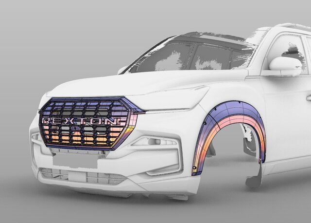 3D model of SsangYong Rexton