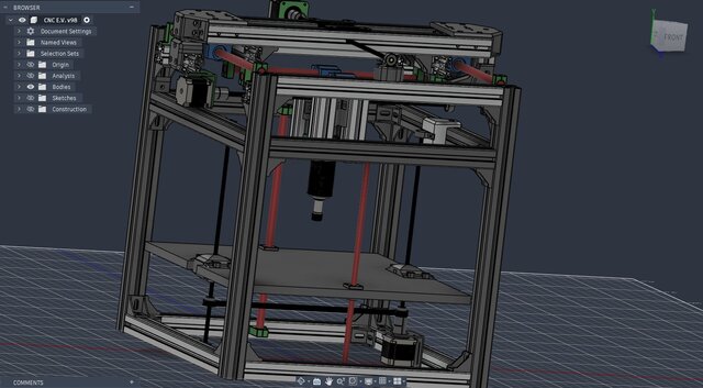 3D model of Cubic CNC mill