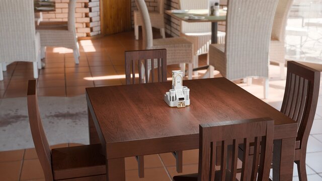 Acrylic Restaurant Table Organizer & Condiment Holder – image 9 of 12
