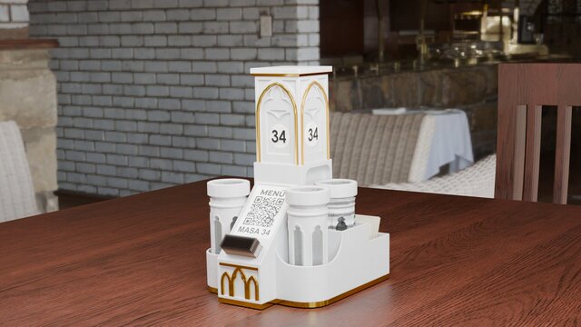 Acrylic Restaurant Table Organizer & Condiment Holder – image 5 of 12