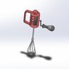Manual Hand-Crank Egg Beater design by Alpha3D