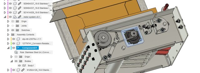 3D model of Food Packaging Production Line