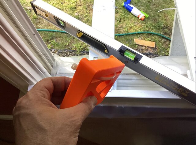 3D model of Window Air Conditioning Brace Leveling Shim