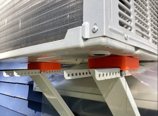 3D model of Window Air Conditioning Brace Leveling Shim