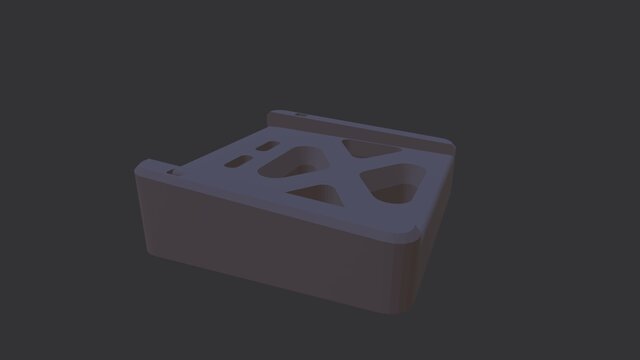 3D model of Window Air Conditioning Brace Leveling Shim