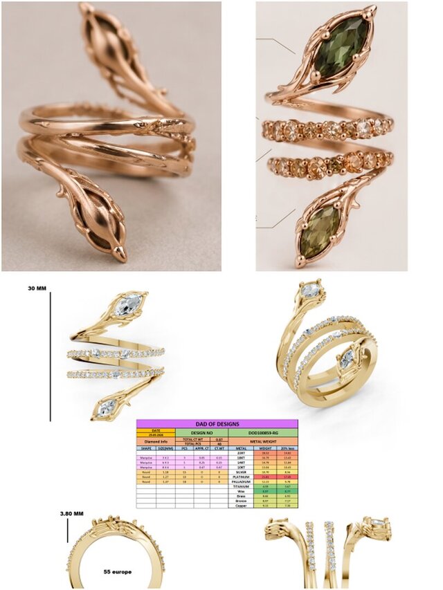 3D model of Custom 3D CAD design work and Sculpting work in Rings, Pendants, Bracelet, Neclace, Grillz, etc.