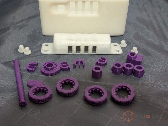 3D model of combination-lock-box