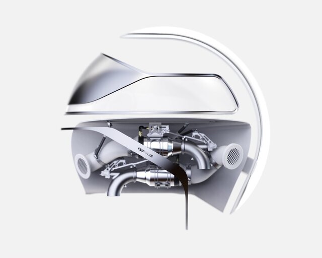 3D model of Exovolar Flying Pod