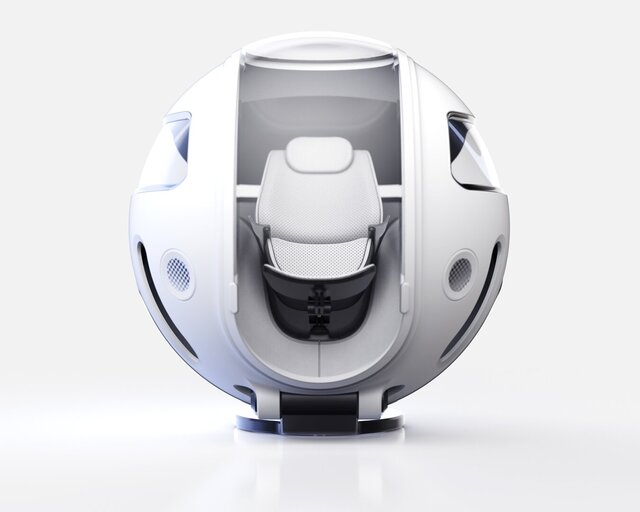 3D model of Exovolar Flying Pod
