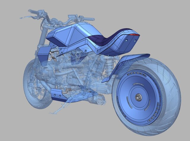 3D model of BMW R1200