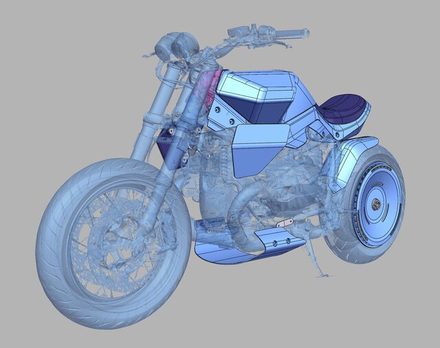 3D model of BMW R1200