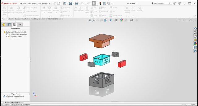 3D model of Industrial 3D CAD Modeling in Solidworks