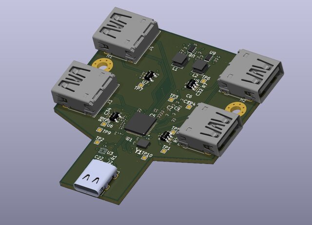 Industrial USB3 Hub 5Gbps