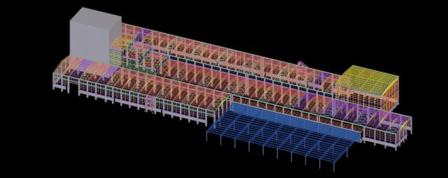 3D model of Uretim Tesisi Projesi