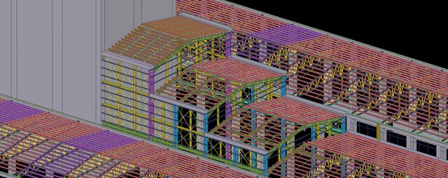3D model of Uretim Tesisi Projesi