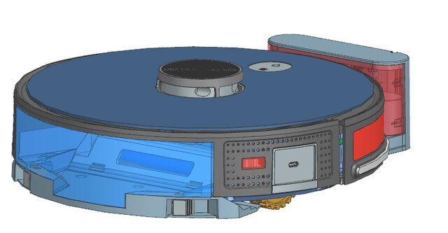 3D model of Robot Vacuum Cleaner Design — Mechanical CAD