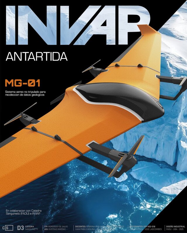 VTOL Antarctic Research Drone – INVAP