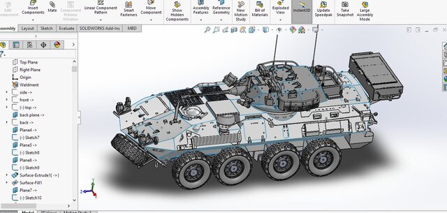 3D model of LAV III