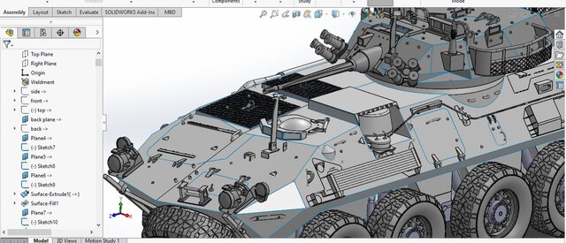 3D model of LAV III