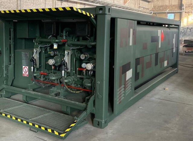 3D model of Mobile Containerized Fuel Stations – Product Development & Production