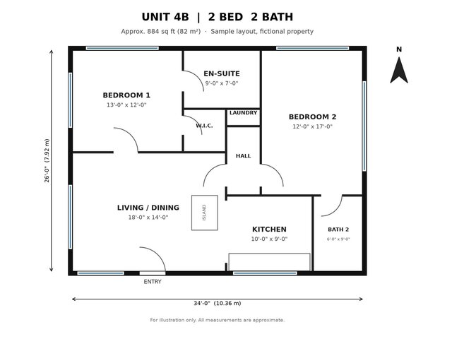 Real estate floor plan – image 2 of 2