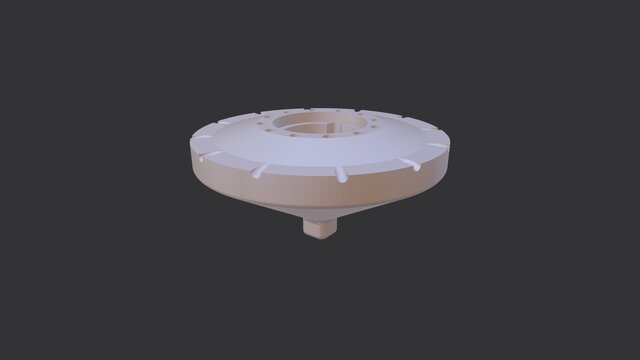 3D model of Replacement Beater for Peabody Planetary Mixer