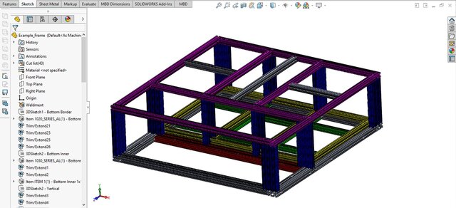 Aluminum Extrusion Frame