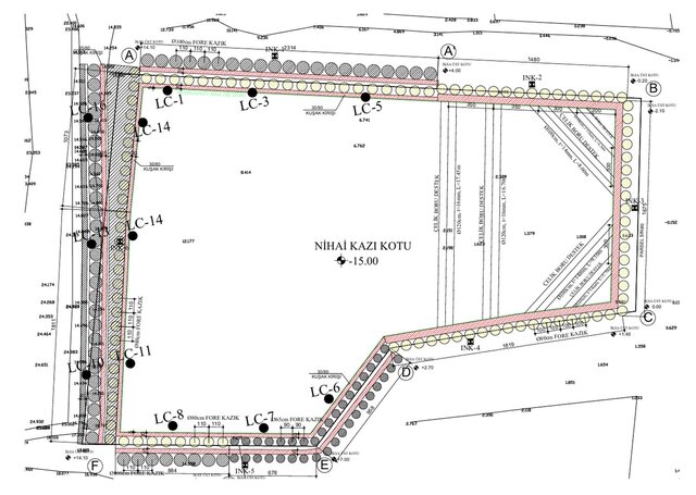 3D model of Shoring & Deep Foundation Engineering Drafting
