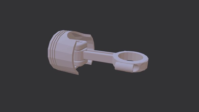 Piston and Connecting Rod Assembly — Fusion 360
