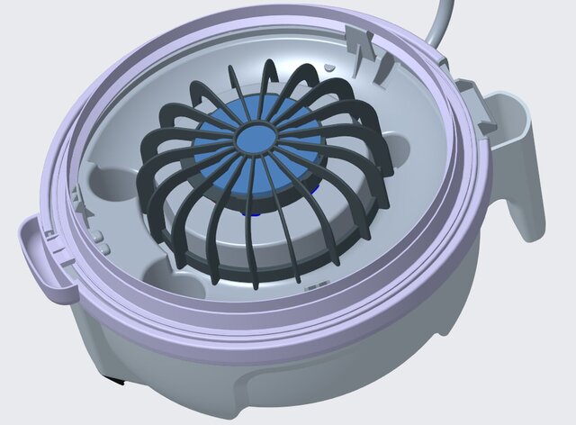 Vacuum Cleaner Plastic Housing | Injection Mold CAD Model – image 4 of 5