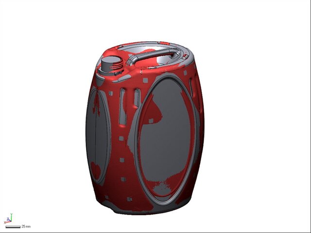 3D model of Industrial Plastic Jerrycan