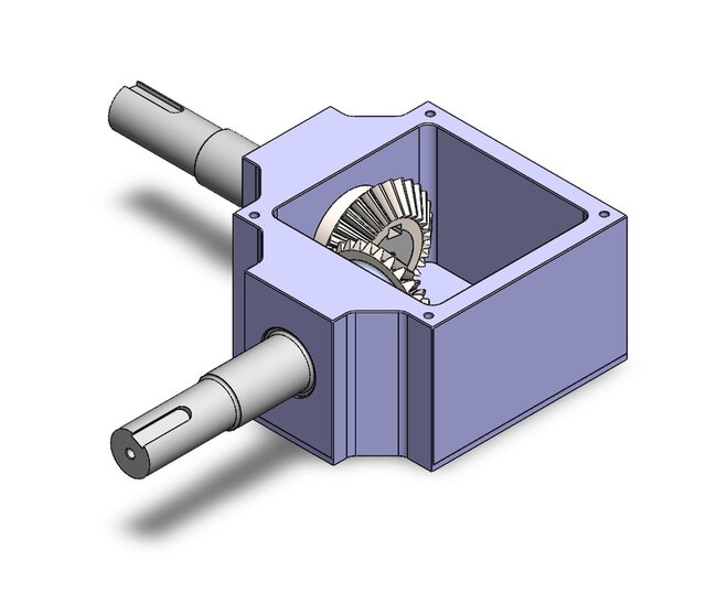 2 way Gear box assembly
