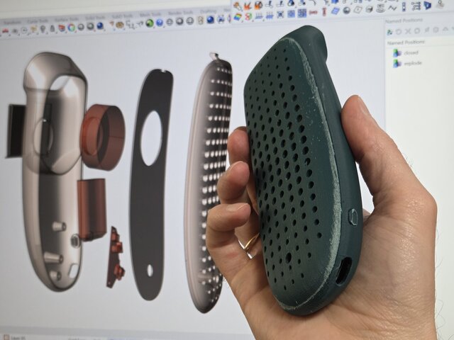 3D model of Cooling device. Prototype
