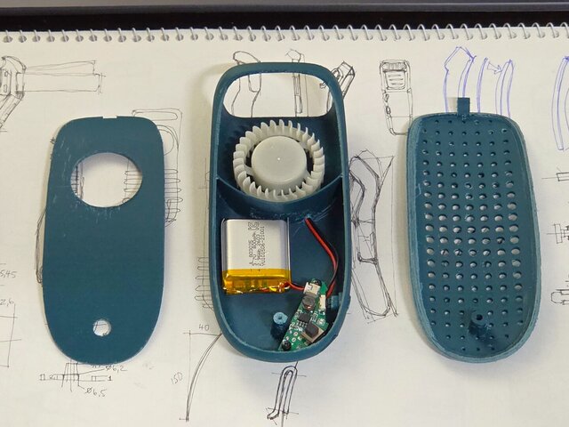 3D model of Cooling device. Prototype