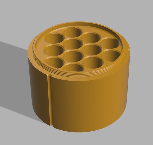 3D model of Sealed 18650 Battery Storage