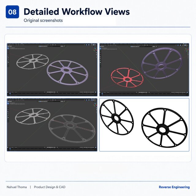 3D model of 3D Scan to Parametric CAD | Reverse Engineering for 3D Printing