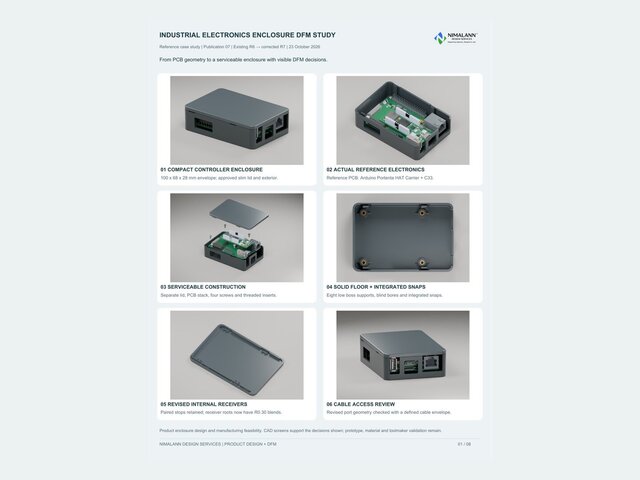 Industrial Electronics Enclosure DFM Study – image 1 of 1