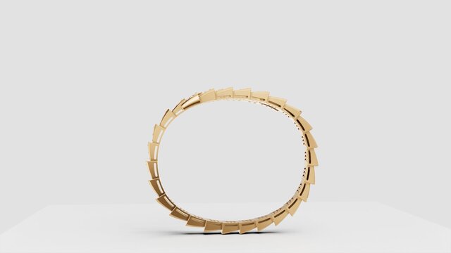 Luxury Diamond Tennis Bracelet - 3D CAD Modeling