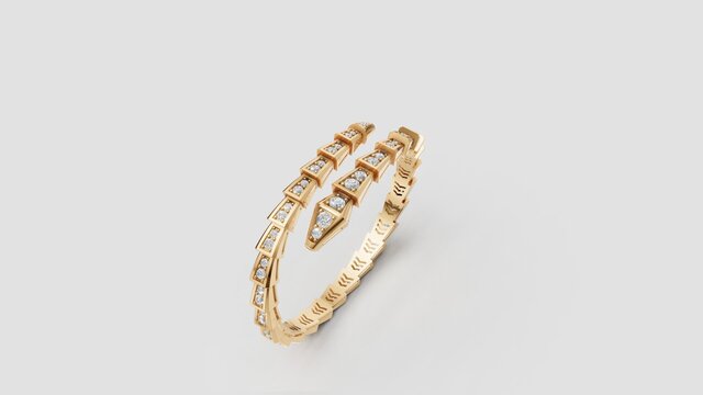 3D model of Luxury Diamond Tennis Bracelet - 3D CAD Modeling
